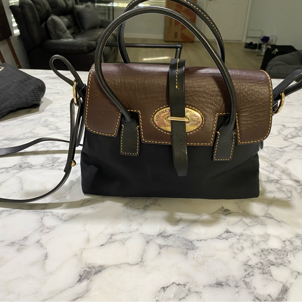 Dooney and Bourke Elisa Crossbody small nylon and leather